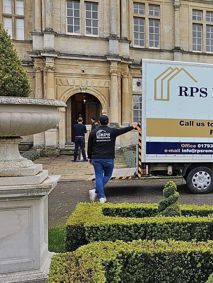 RPS Removals Swindon affordable and professional services van and team